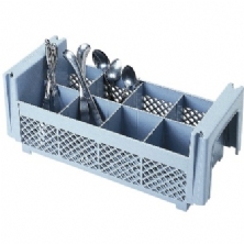 Soft Gray, Half Flatware Basket, No Handles 8FBNH434 151